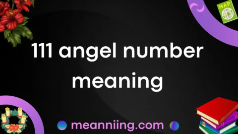 111 angel number meaning