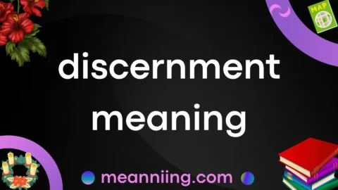 discernment meaning