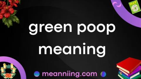 green poop meaning