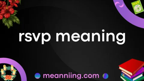 rsvp meaning
