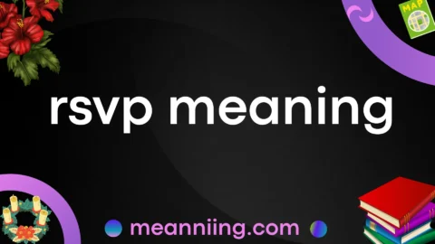 rsvp meaning
