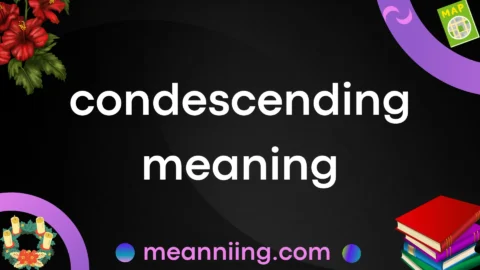 condescending meaning