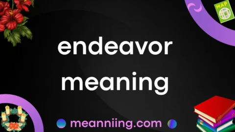 endeavor meaning