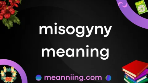 misogyny meaning