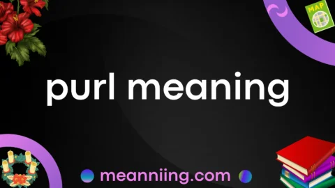 purl meaning