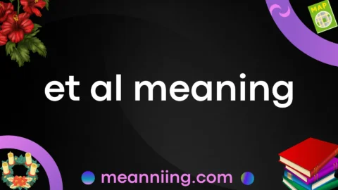et al meaning