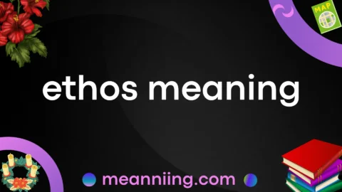 ethos meaning