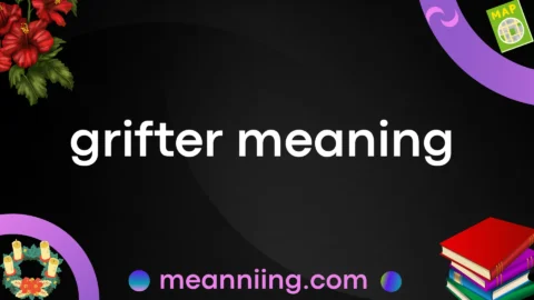 grifter meaning