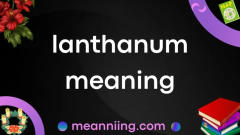 lanthanum meaning