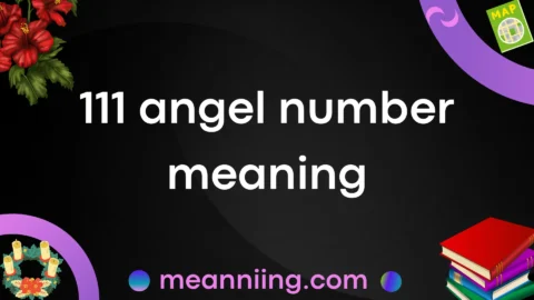 111 angel number meaning