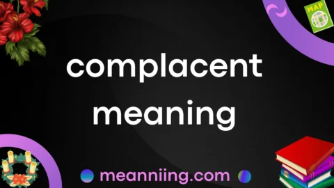 complacent meaning