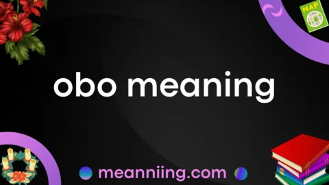 obo meaning