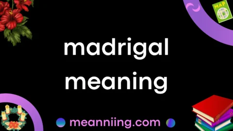 madrigal meaning