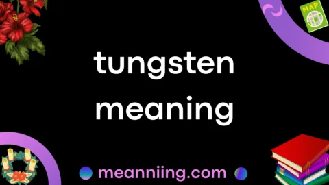 tungsten meaning
