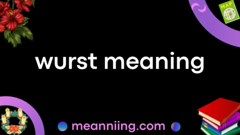 wurst meaning