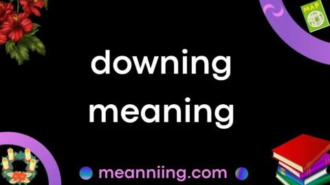 downing meaning