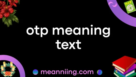 otp meaning text