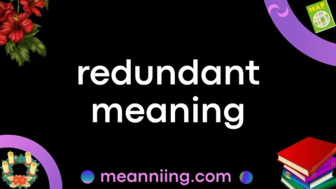 redundant meaning