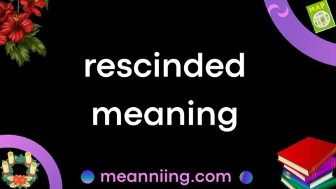 rescinded meaning