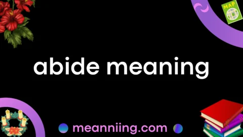 abide meaning