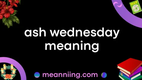 ash wednesday meaning
